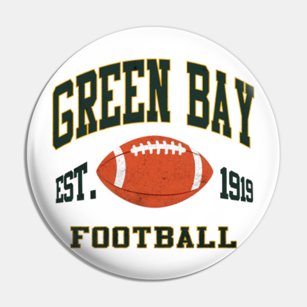 Love Green Bay Packers Football Team Est 1919 Green Bay Packers Pin Teepublic Au
