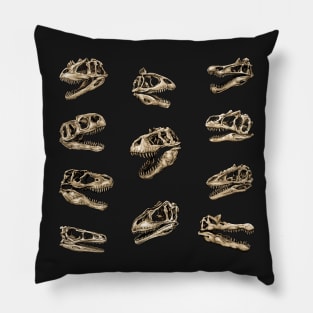 Dinosaur Skull Sticker Set Theropods Pillow