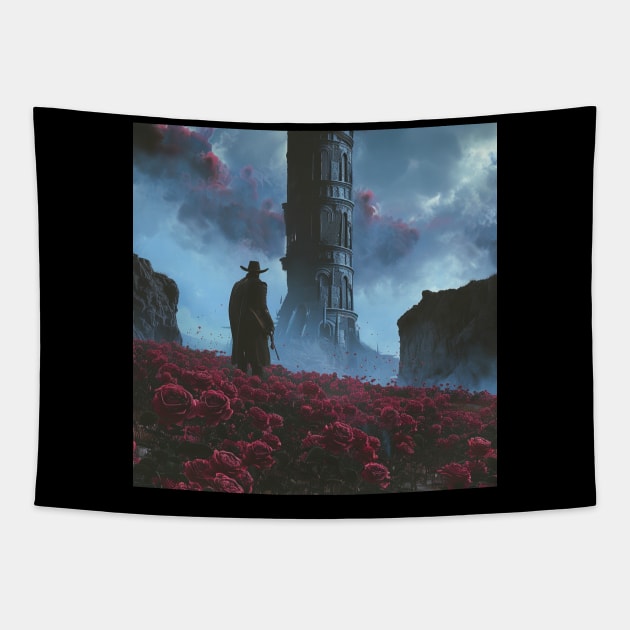 gunslinger Tapestry by horrorshirt