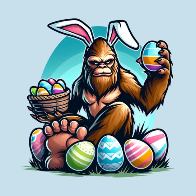 Bigfoot Bunny by WolfeTEES