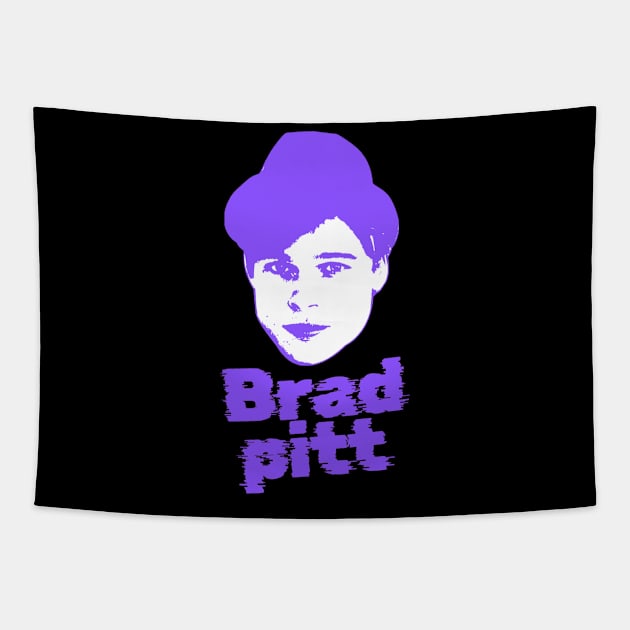 Brad pitt ||| 90s sliced style Tapestry by MertuaIdaman