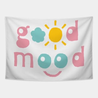 Good Mood. Typography design Tapestry