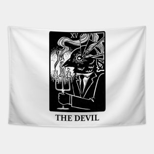 XV. The Devil  tarot card Tapestry