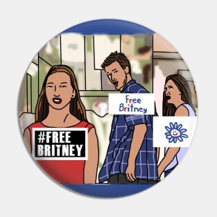 Distracted Boyfriend Meme Free Britney Mashup Pin