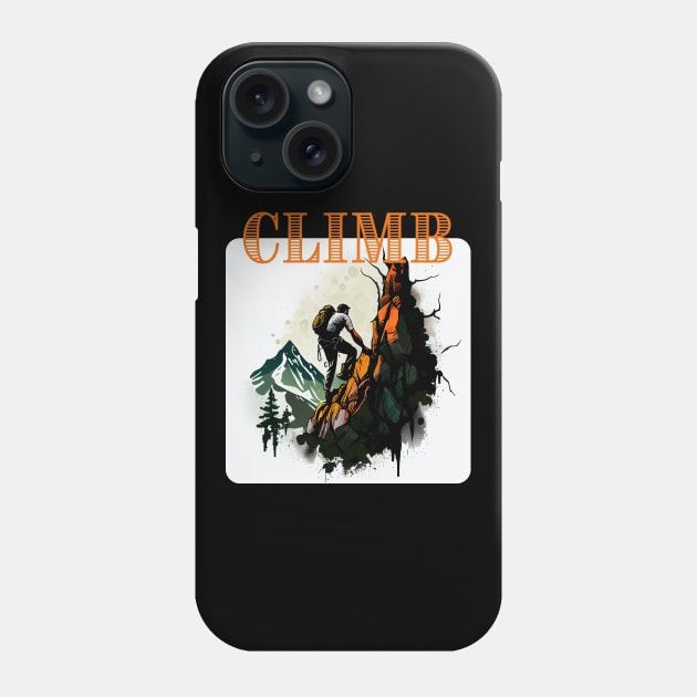 Climbing Is My Passion 2 Phone Case by PD-Store