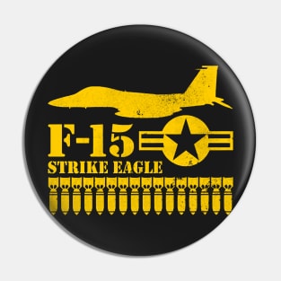 F-15 Strike Eagle (distressed) Pin