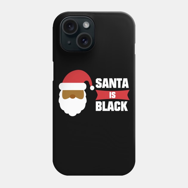 Funny Black Santa Claus Ethnic Phone Case by blackartmattersshop