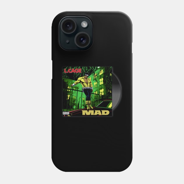 Mad Cage Phone Case by BlackActionTeesOnDemand