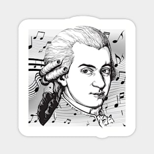 Wolfgang Amadeus Mozart Magnet