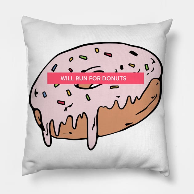 Donut Lovers Pillow by BlabLabel