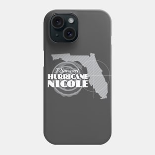 I Survived Hurricane Nicole Phone Case