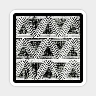 Geometric Grunge Magnet