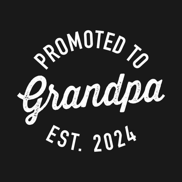 Promoted to grandpa 2024 for new baby shower granddad Promoted To