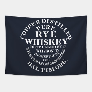 Historic Whiskey Label from Goldsborough & Co. Tapestry