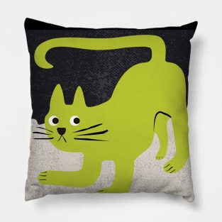 Big Yellow Cat Pillow