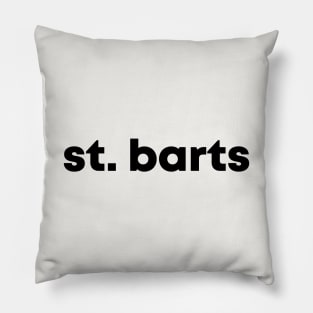 St. Barts - Black Pillow