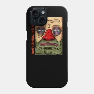 Don't stare. It's rude! Phone Case