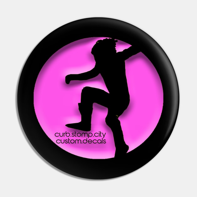 Curb Stomp- Pink Pin by SrikSouphakheth