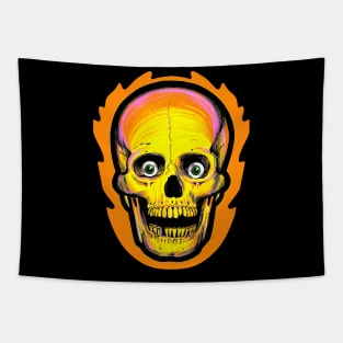 Vintage style Halloween Skull Tapestry