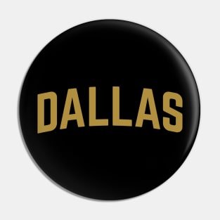 Dallas City Typography Pin