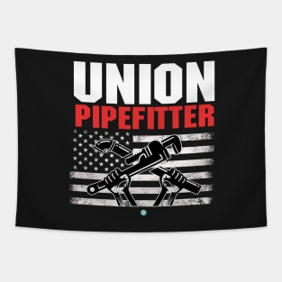 Union Pipefitter Pipe Fitter Pipe-Fitter Gift Tapestry