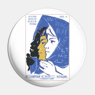 World Congress of Women 1963 - Soviet Propaganda Pin