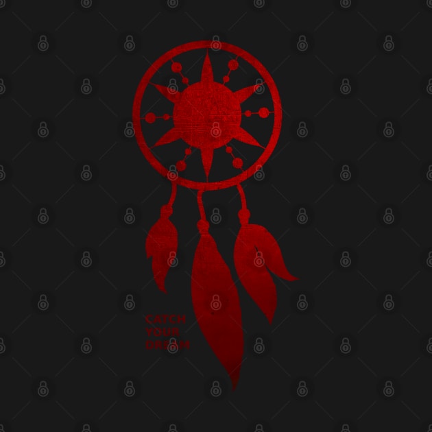 Dream Catcher Red Scratch by UB design