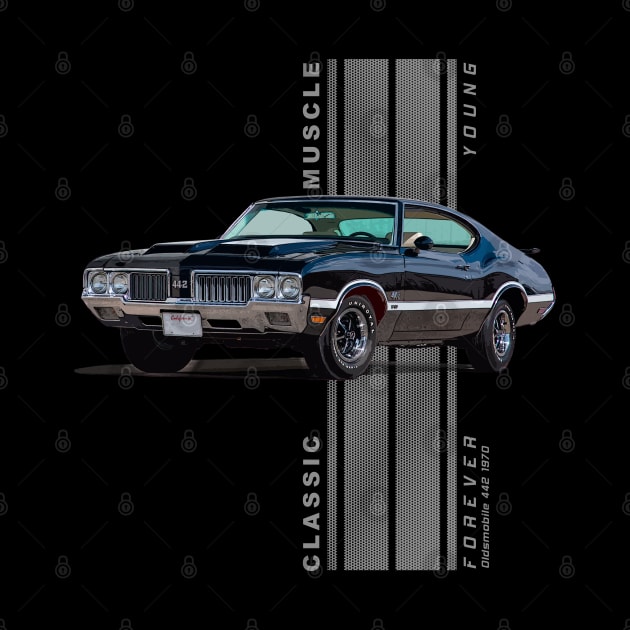 Olds 442 Classic American Muscle Cars Vintage by Jose Luiz Filho