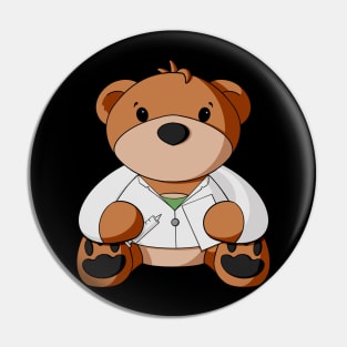 General Practitioner Doctor Teddy Bear Pin