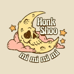 Honk Shoo Moon in Sepia Peach T-Shirt