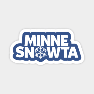 MinneSNOWta (with a Snowflake) Magnet