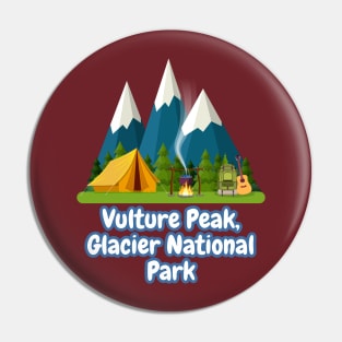 Vulture Peak, Glacier National Park Pin