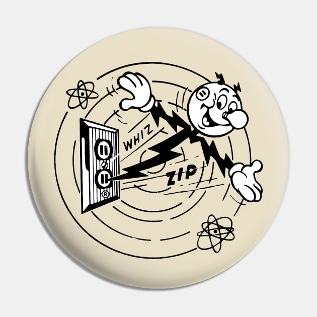 Reddy Kilowatt Pin by scohoe