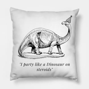 Party Dinosaur Pillow