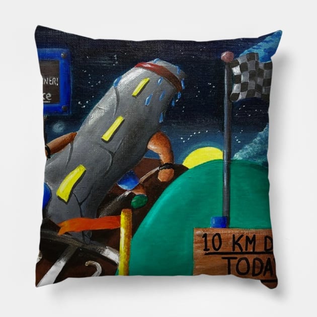 Roadrunner Pillow by ManolitoAguirre1990