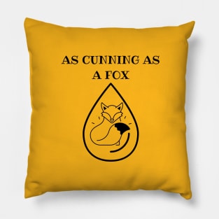 A cunning fox Pillow