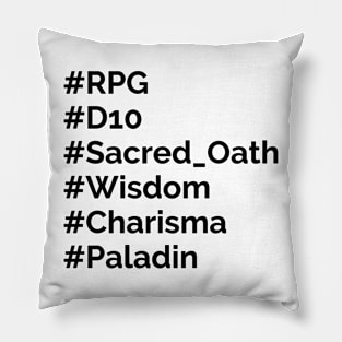 Paladin hashtag Pillow