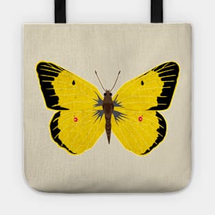 Yellow Clouded Sulphur Butterfly Tote