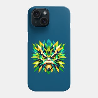 Geometric Kappa: Japanese Mythology Art Phone Case