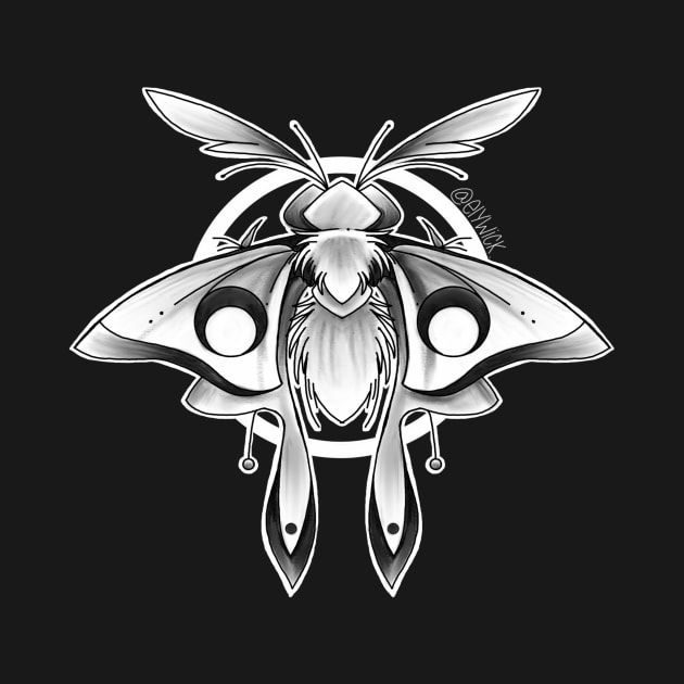 lunar moth by elywick