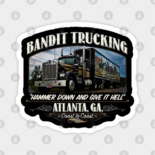 Bandit Trucking Magnet by JCD666