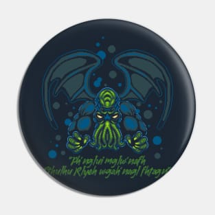 Pixel Cthulhu Pin