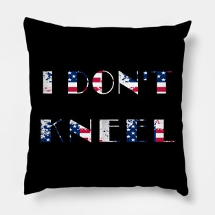 i don't kneel usa Pillow