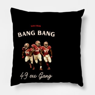 49 ers players cute graphic design artwork Pillow