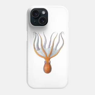 Orange Octopus Phone Case