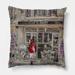 Cafe bar Pillow