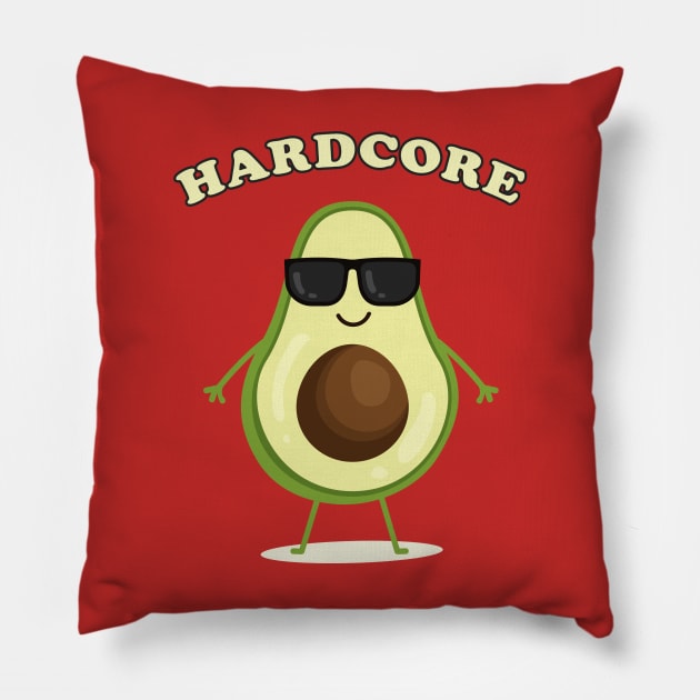 Hardcore Pillow by n23tees