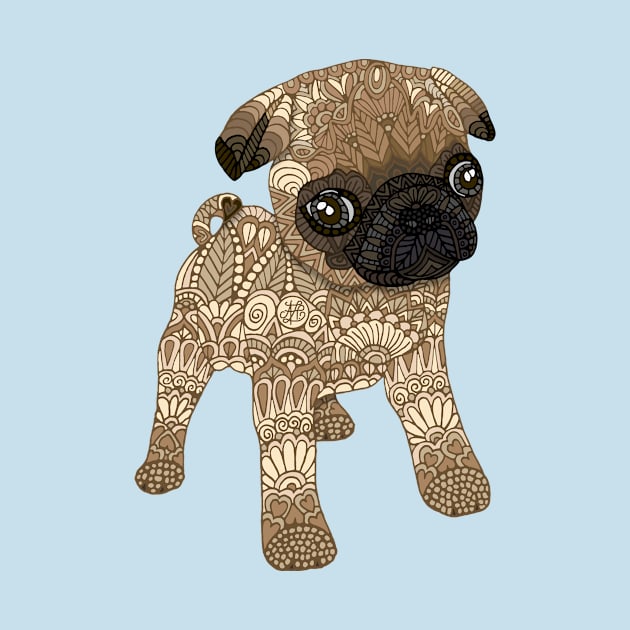 Pug Puppy by ArtLovePassion