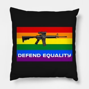 Defend Equality (Pride Flag)| First Amendment| Cool and Cute Stickers| T-Shirts Pillow