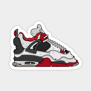 Air Jordan 4 Retro Fire Red Magnet